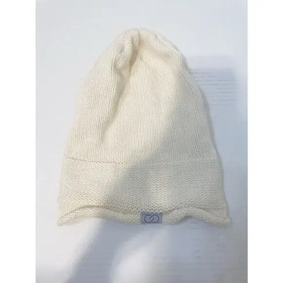 Cream Beanie - Picture 2 of 3